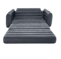 انتكس بول اوت اريكة نفخ ، رمادي - 66552