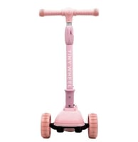 سكوتر تايني ويل وردي فاتح 3 كفرات قابل للطي