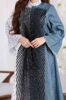 جلابية قطن سهرة بذوق ناعم ولمسة فخمة