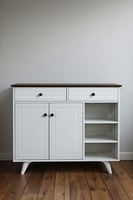 دولاب ركن قهوة أنيق بإضاءة LED دافئة تصميم عصري -...