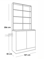 ركن قهوة بني بتصميم عصري