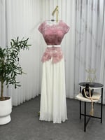 فستان سهره ثلاث الالوان