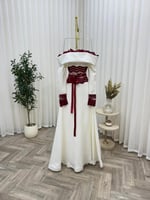 فستان العيد ابيض