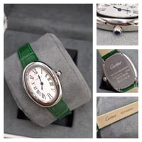 ساعه كارتير بينوار جلد اخضر