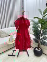 فستان سهره احمر