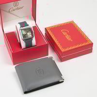 طقم ساعه ومحفظه كارتير