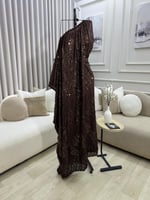 فستان سهره بني