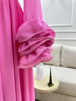 فستان ناعم وردي