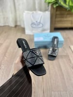 سليبر برادا اسود كرستال