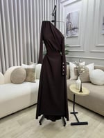 فستان سهره بني