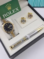 طقم ساعه رولكس رجالي