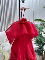 فستان سهره احمر