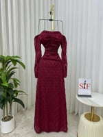 فستان سهره ثلاث الالوان