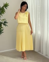 فستان العيد اصفر