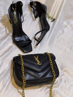 طقم سان لوران طول الكعب 6سم