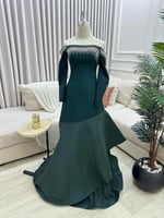 فستان سهره زيتي