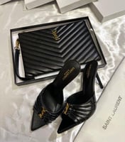 طقم سان لوران اسود