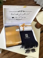 هديه رجاليه شال مع النظاره