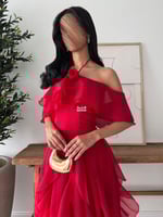 فستان سهره احمر