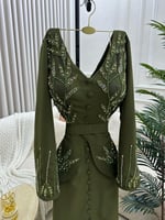 فستان سهره اخضر