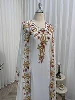 جلابيه إمارتيه شيفون قطعتين