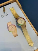 ساعه بياجيت زركون داموند ذهبي هاي كوالتي