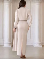 فستان سهره قطعتين اف وايت