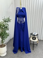 فستان سهره نيلي