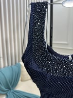 فستان سهره كحلي