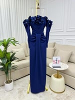 فستان سهره كحلي