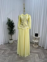 فستان سهره اصفر