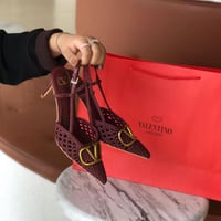 كعب فالنتينو مع الملحقات بوكس الماركه كيس الشوبنج