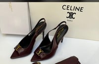 طقم سان لوران عنابي