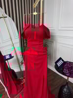 فستان العيد احمر