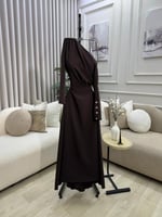 فستان سهره بني