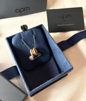 سلسالapm مع الحلق ذهبي