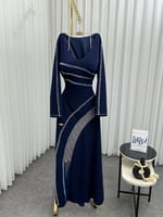 فستان سهره كحلي