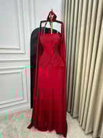 فستان سهره احمر