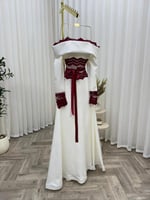 فستان العيد ابيض