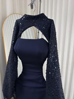 فستان العيد كحلي