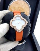 ساعه فانكليف ذهبي جلد