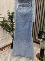 فستان سهره تركواز