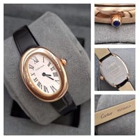 ساعه كارتير بينوار جلد اسود