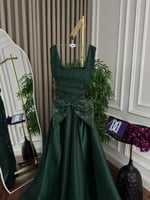 فستان سهره اخضر