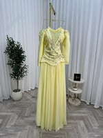 فستان سهره اصفر