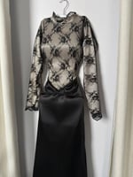 فستان سهره بني