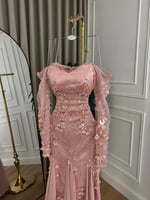 فستان سهره وردي