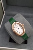ساعه كارتير بينوار جلد اخضر
