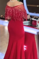 فستان سهره احمر