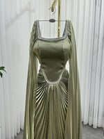 فستان سهره اخضر